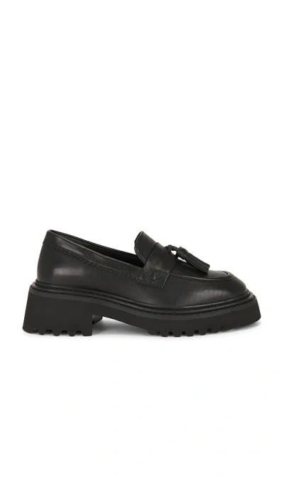 Free People Dahlia Brogue Loafer In Black
