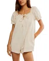 Free People Daisy Denim Babydoll Romper