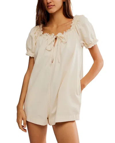 FREE PEOPLE DAISY DENIM BABYDOLL ROMPER