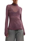 Free People Dance All Night Long Sleeve Top In Multi