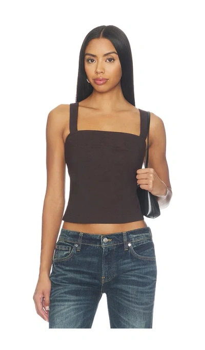 Free People Dani Corset In Brown