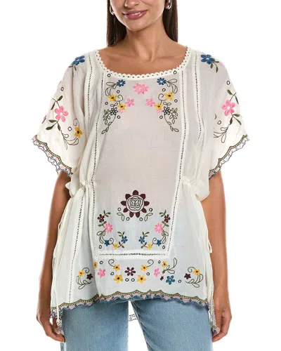 Free People Danielle Embroidered Top