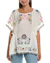 Free People Danielle Embroidered Top