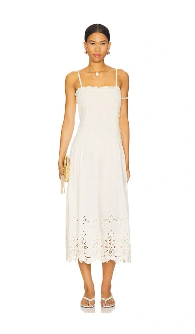 Free People Daphne Midi Dress In White
