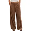 Free People Days End Pull On Pants In Brown