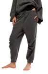 Free People Day Off Fleece Joggers In Dark Denim
