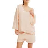 Free People Day Off Fleece Pullover In Tender Peach