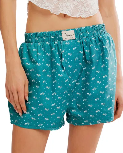 Free People Day To Day Floral Boxer Shorts
