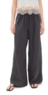 Free People Days End Pull On Pants Black