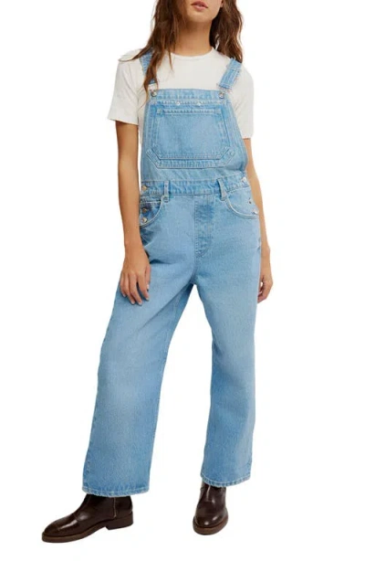 FREE PEOPLE FREE PEOPLE DEEP TRANCE DENIM OVERALLS