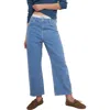 Free People Deep Trance Wide Leg Ankle Jeans