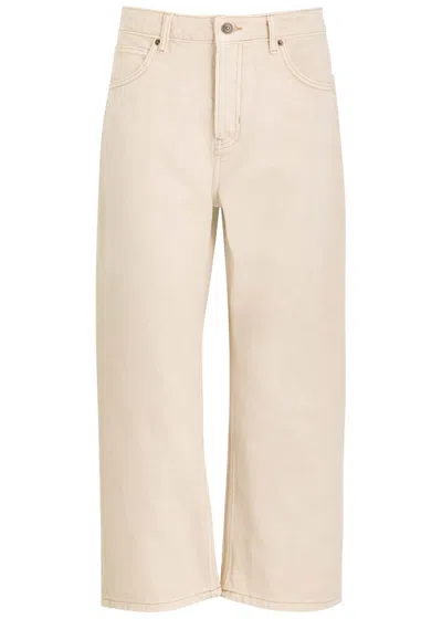 Free People Deep Trance Wide-leg Cropped Jeans