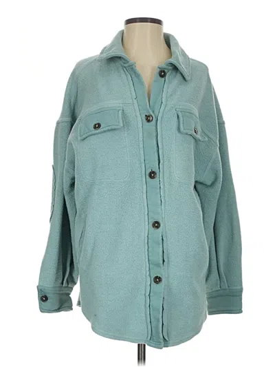 Pre-owned Free People Denim Jacket In Blue