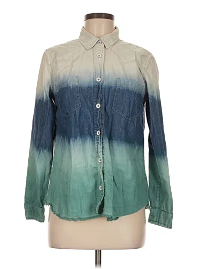 Pre-owned Free People Denim Jacket In Blue