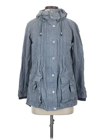 Pre-owned Free People Denim Jacket In Blue
