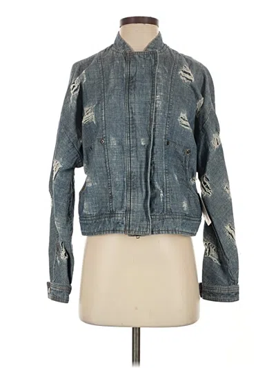 Free People Denim Jacket In Blue