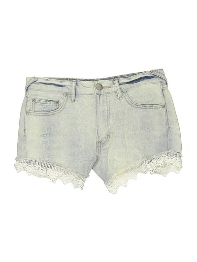 Pre-owned Free People Denim Shorts In Blue