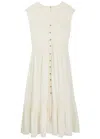 Free People Desert Dazed Sleeveless Cotton Midi Dress In Clean Ivory