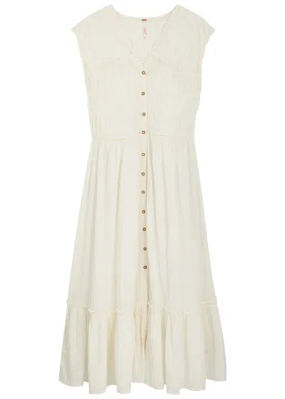 FREE PEOPLE FREE PEOPLE DESERT DAZED SEERSUCKER MIDI DRESS