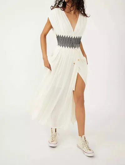 Free People Devon Maxi Dress In Tea In White