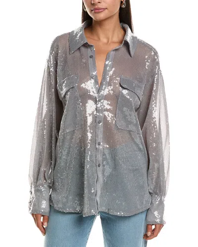 Free People Disco Margarita Button-down Shirt