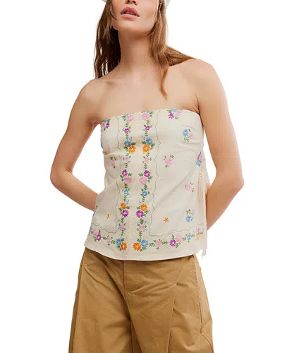 Free People Doily Days Tube Top In Neutral