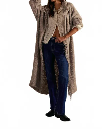 Free People Double Knot High Rise Jeans In Blue In Gray