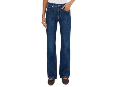 Free People Double Knot High Waist Straight Leg Jeans In Blue