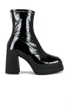 Free People Double Platform Boot In Black In Black