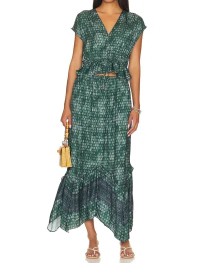 Free People Dreambound Set In Emerald Combo In Multi