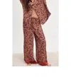 Free People Dreamy Days Pajama Set In Leopard Combo In Multi