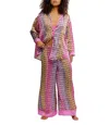 Free People Dreamy Days Pj Set In Frenzy Combo In Multi
