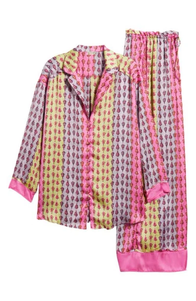 Free People Dreamy Days Print Pajamas In Pink