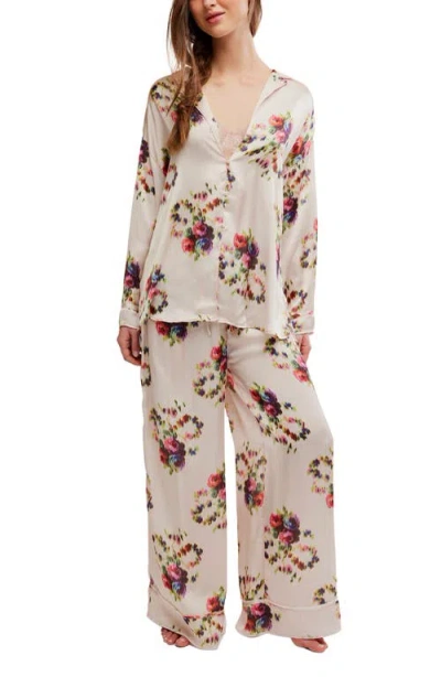 Free People X Intimately Dreamy Days Pajama Set In White