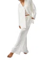 Free People Dreamy Days Wide Leg Pajamas Set In Ivory