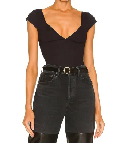 Free People Duo Corset Cami Top In Black