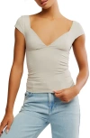 Free People Duo Corset Top In Gray