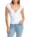 Free People Duo Bustier Top In White