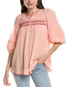 Free People Dylan Smocked Tunic