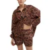Free People Early Morning Cotton Shorts Pajamas In Natural Combo