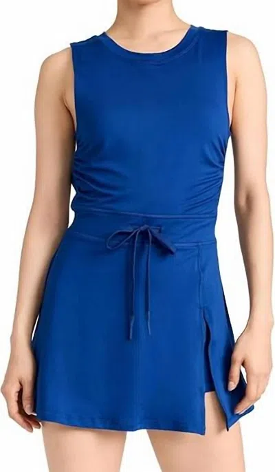 Free People Easy Does It Dress In Atlantic In Blue