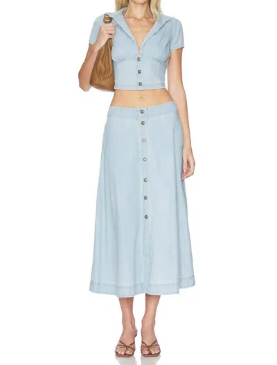 Free People Easy Does It Set In Ice Crush In Blue