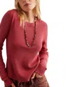 Free People Easy Does It Tee In Red Racer