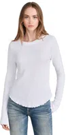 Free People Easy Does It Tee White