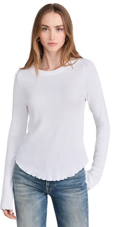 Free People Easy Does It Tee White