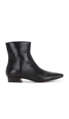 Free People Easy Does It Vegan Ankle Boots In Black
