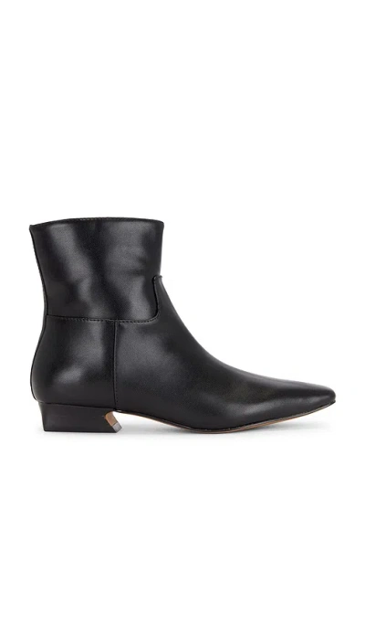 Free People Easy Does It Vegan Ankle Boots In Black