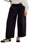 Free People Easy Peasy Wide Leg Drawstring Pants In Blue