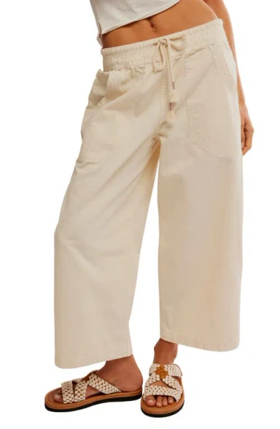 Free People Easy Peasy Wide Leg Drawstring Pants In Irie