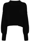 Free People Easy Street Tunic Sweater In Black